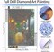 Diamond Art Kits for Adults Beginner- Garden DIY Modern Diamond Painting Kits 5D Diamond Dots Gem Art Crafts with Tools Round Full Drill Funny Crafts for Home Wall Decor&Gift 12x16inch